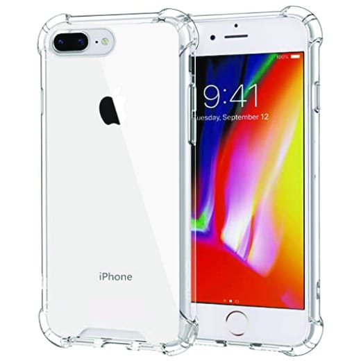 Apple iPhone 6 Plus / 6S Plus / 7 Plus / 8 Plus Suojakuori Clear